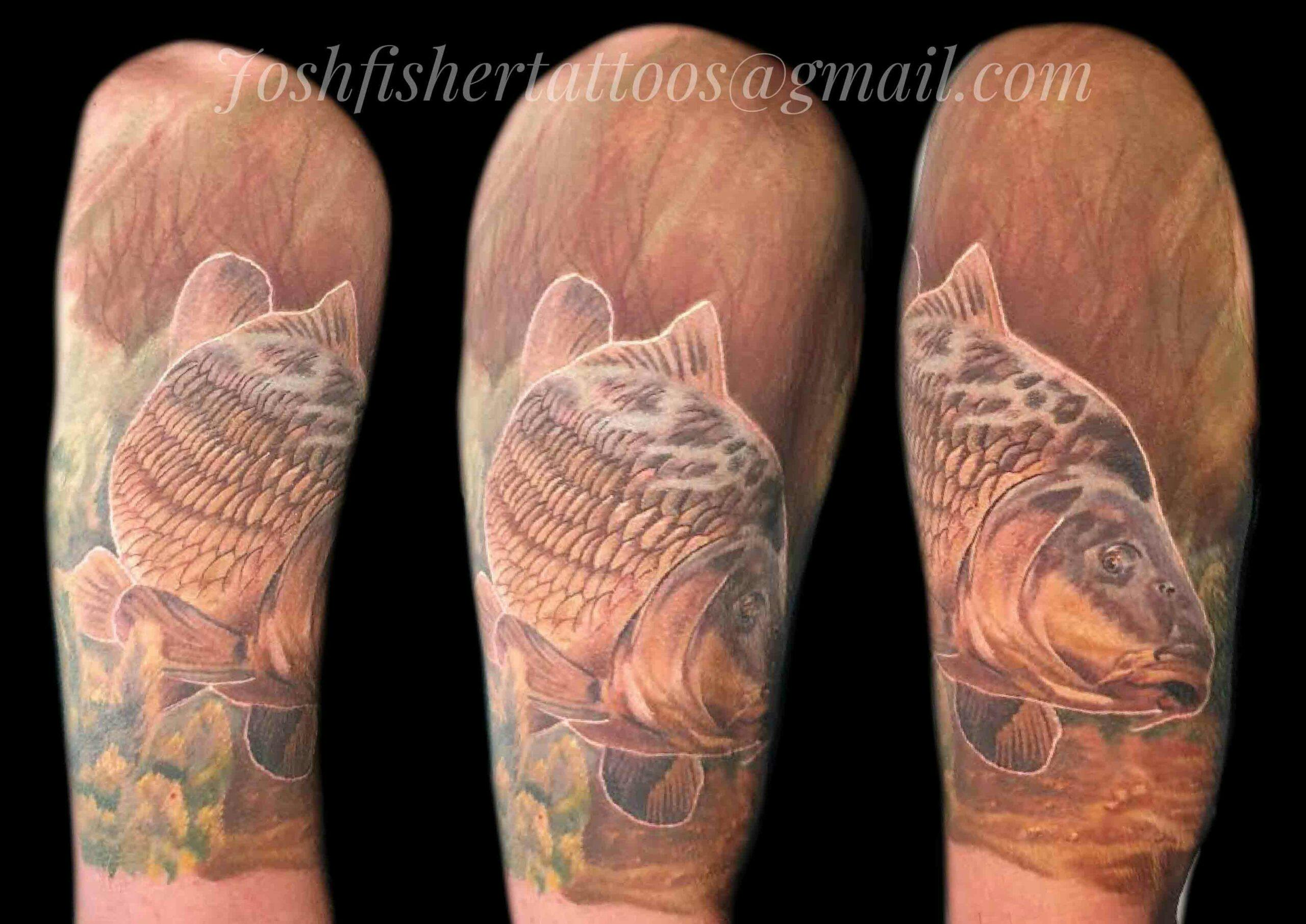 Gone Fishing Half Sleeve by Gene Coffey: TattooNOW
